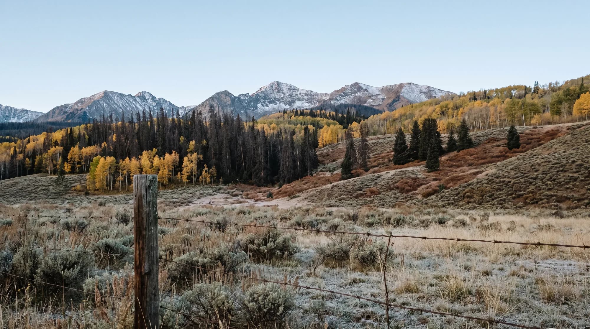 Hunting country in Colorado